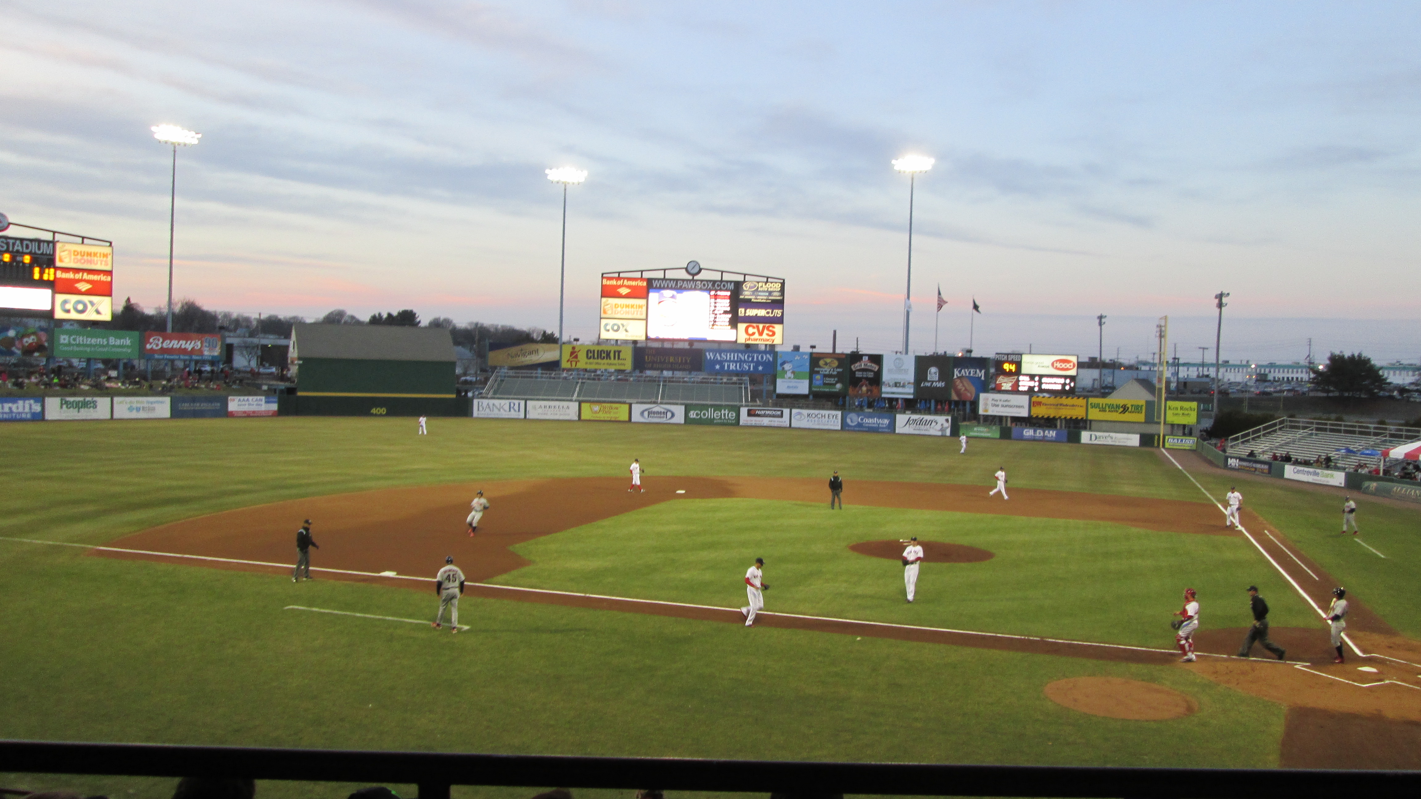 Worcester and the Pawtucket Red Sox