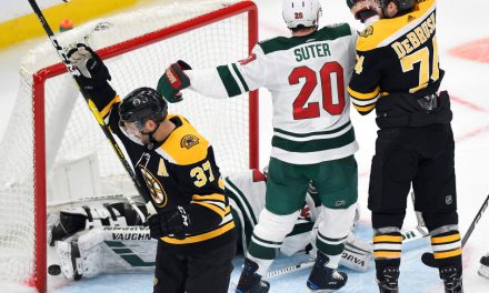 Boston Bruins Tame Wild in 4-0 victory