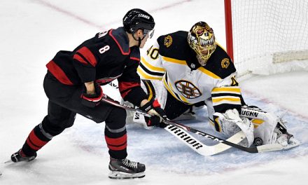 Boston Bruins Silence Hurricanes; Rask Tremendous