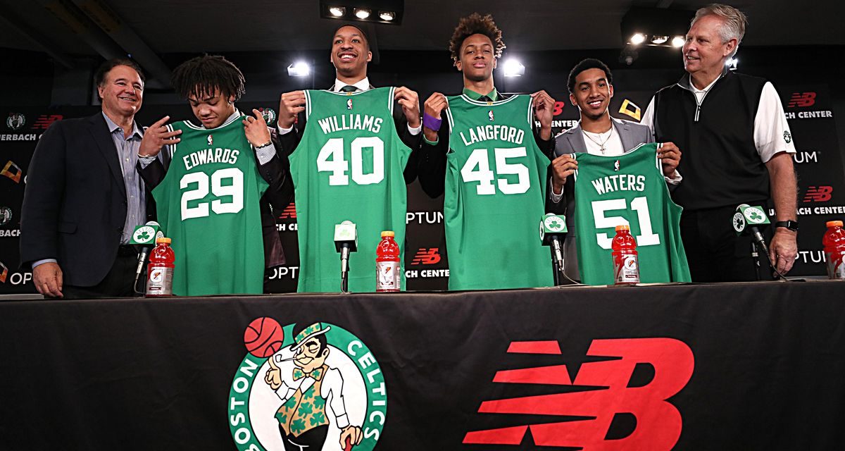 The Boston Celtics Sign Their First Round Draft Picks